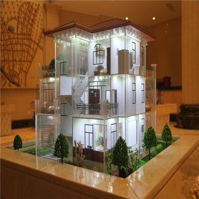 Das Errichten architektonischen vorbildlichen von shobbies bildet Modelle, Musterhausgebäude aus fournisseur