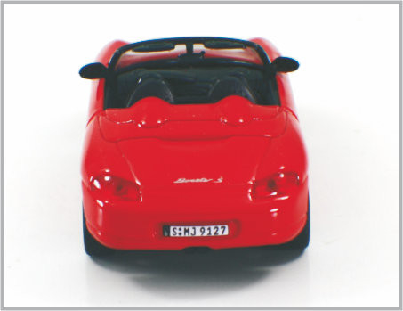1/43 goss rote Legierungs-kundenspezifische Modellbau-Autos Porsche Boxster für Sammlung u. Geschenk druck fournisseur