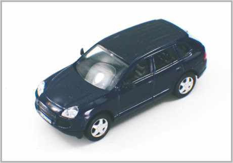 1/43 druckgegossene Marine-Blau-Legierungs-kundenspezifische Modellbau-Miniautos Porsche Cayence fournisseur