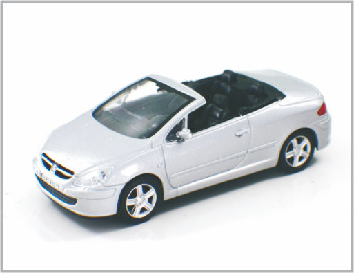 1/43 Mini- druckgegossene Legierungs-kundenspezifische Modellbau-Autos Peugeot 307 für Geschenk u. Haupt-Decoratio fournisseur