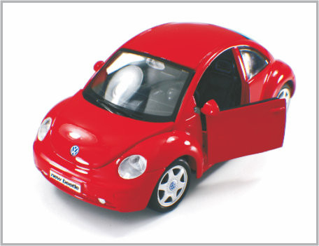 Druckgegossene Legierungs-rote kundenspezifische Modellbau-Miniautos Volkswagen New Beetle als Geschenk fournisseur