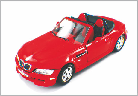 1/24 druckgegossener Legierungs-roter kundenspezifischer Modellbau-Autos BMW-offener Tourenwagen als nach Hause Decoratio fournisseur