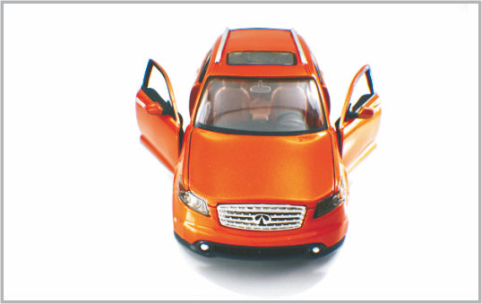 1/24 druckgegossene Legierungs-orangerote kundenspezifische Modellbau-Autos Infiniti als nach Hause Decoratio fournisseur