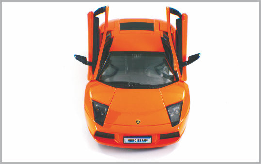 1/24 goss Legierungs-orangerotes kundenspezifisches Modellbau-Autos Lamboighini-murcielag Decoratio druck fournisseur