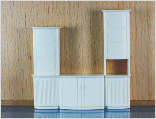 1025-02 OO Skala moderne Häuser Architektur Modell Möbel Cabinet Modell fournisseur