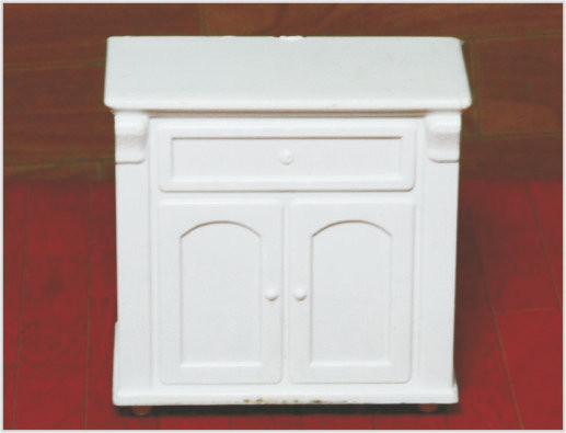 01030-21 OO Skala moderne Häuser Architektur Modell Möbel Bedside Cabinet Modell fournisseur