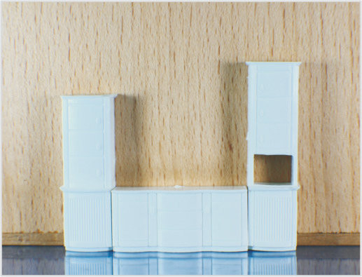 1025-03 Custom Architektur Modell Möbel Wohnzimmer TV-Schrank Modell Spur HO fournisseur
