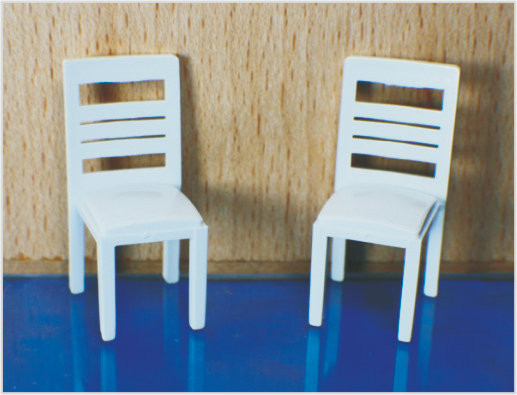 0425-27 / 0430-27 OO Skala innen Architektur Modell Möbel Stuhl Restaurants fournisseur