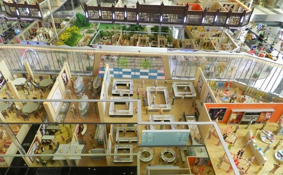 modellierende vorbildliche Architekturherstellung des Supermarktes 3d, Architekturmodelle 3d CER ROHS fournisseur