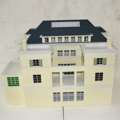Handelsgebäude-Miniaturarchitekturmodell-Plan-Holz-Basis fournisseur