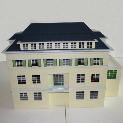 Handelsgebäude-Miniaturarchitekturmodell-Plan-Holz-Basis fournisseur